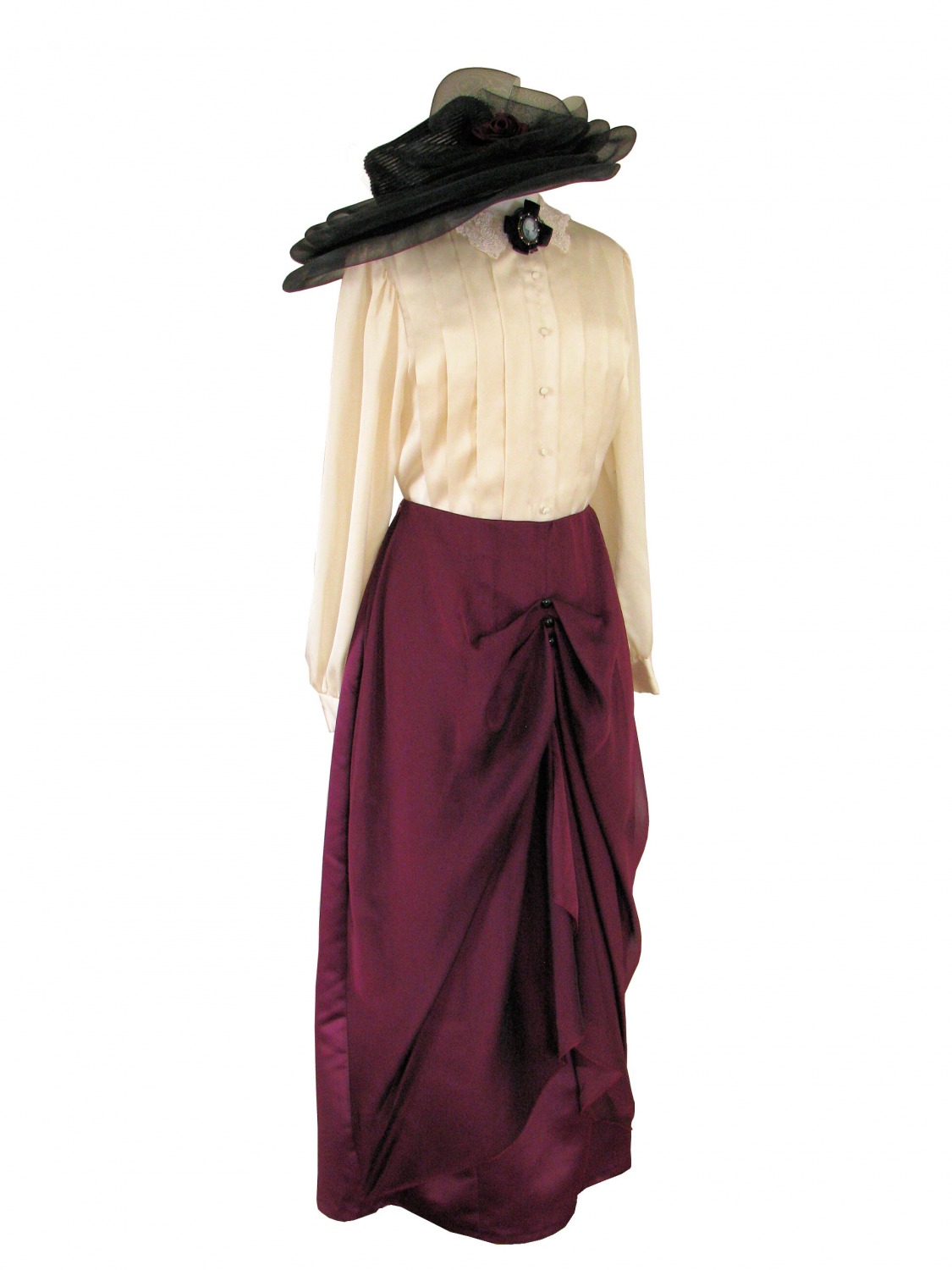 Ladies Edwardian Suffragette Downton Abbey Titanic Costume Size 10 - 12 Image